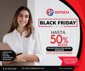 Post para Facebook Optica Visual Promocion Black Friday Profesional Negro